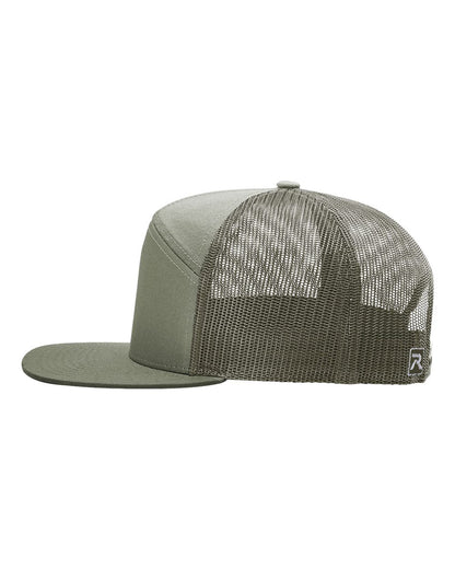 Richardson Seven-Panel Trucker Cap 168 #color_Loden Green