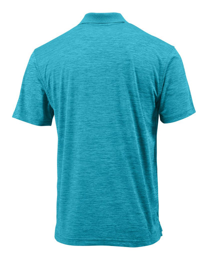 Paragon Men's Dakota Striated Heather Polo 130 #color_Turquoise Heather