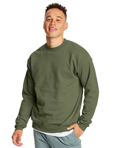 Hanes Ecosmart® Crewneck Sweatshirt P160 #color_Fatigue Green