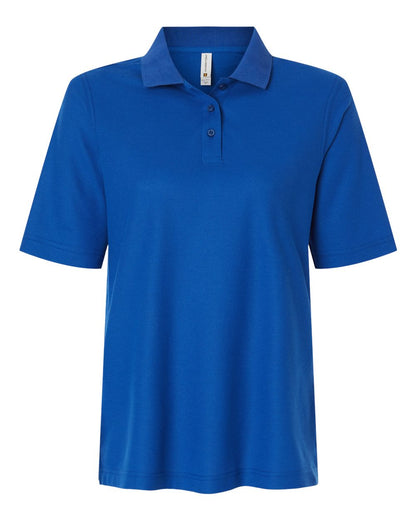 Harriton Women's Maverick CVC Pique Polo M105W #color_True Royal