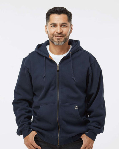 DRI DUCK Crossfire Heavyweight Power Fleece Hooded Jacket with Thermal Lining Tall Sizes 7033T #colormdl_Navy