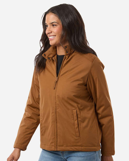 Harriton Women's Guardian Insulated Utility Jacket M781W #colormdl_Duck Brown