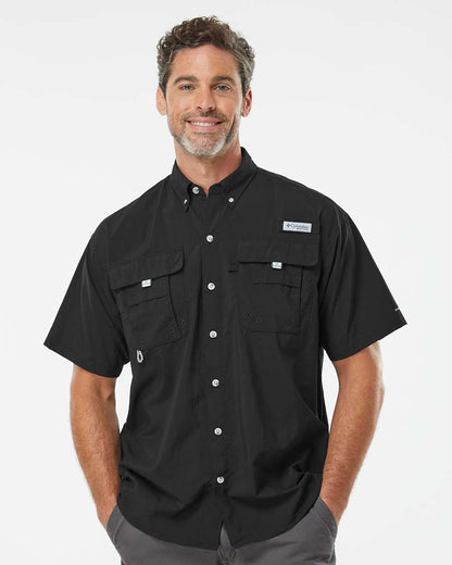 Columbia Men's PFG Bahama™ II Short Sleeve Shirt 212464 #colormdl_Black