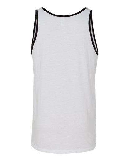 BELLA + CANVAS Jersey Tank 3480 #color_White/ Black