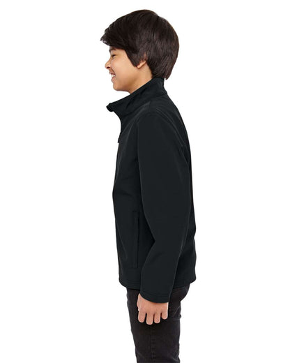 Team 365 Youth Leader Soft Shell Jacket TT80Y #colormdl_Black