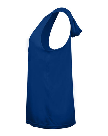 Badger Women's B-Core Racerback Hooded Tank Top 4111 #color_Royal