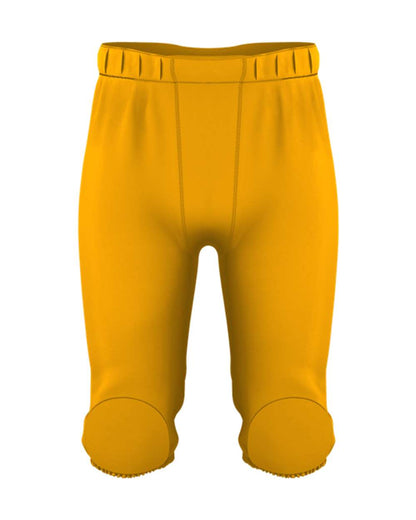 Alleson Athletic Youth Solo Series Integrated Football Pants 687PY #color_Gold