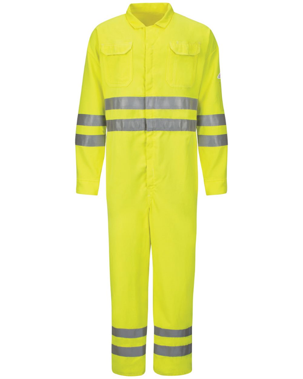 Bulwark Hi-Vis Deluxe Coverall with Reflective Trim - CoolTouch® 2 - 7 oz. - Tall Sizes CMD8T