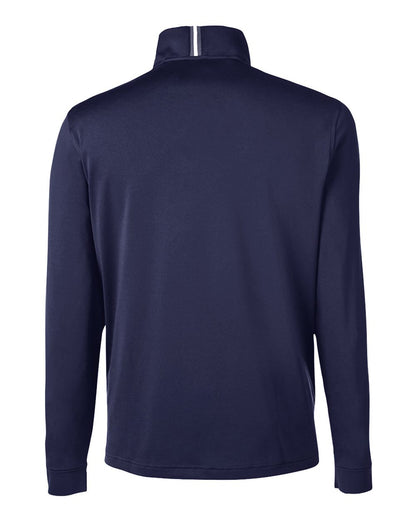 Under Armour Men's Playoff Quarter-Zip Pullover 1370155 #color_Midnight Navy/ Pitch Grey