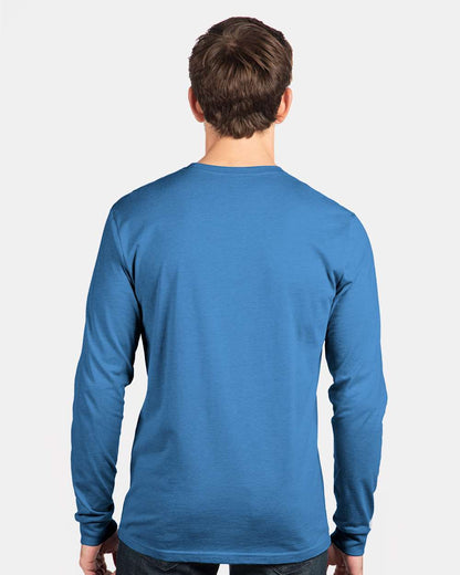 Next Level CVC Long Sleeve T-Shirt 6211 #colormdl_Heather Columbia Blue