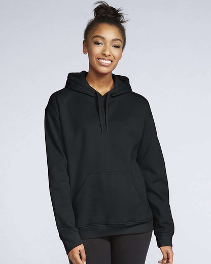 Gildan Unisex Softstyle® Midweight Hooded Sweatshirt SF500 #colormdl_Black