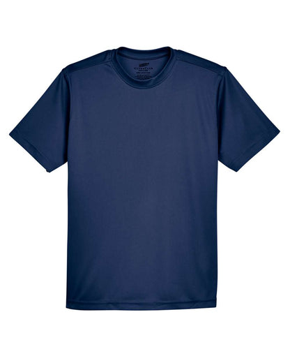 UltraClub Youth Cool & Dry Sport Performance Interlock T-shirt 8420Y #color_Navy