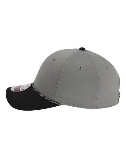 Imperial The Wingman Cap 7054 #color_Grey/ Black/ Black/ Grey
