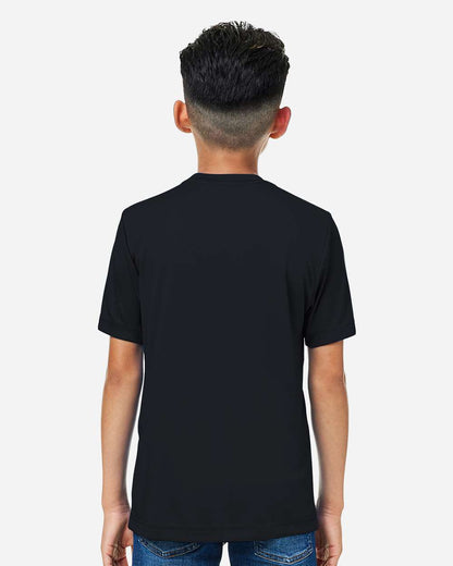 CORE365 Youth Capital Performance T-Shirt CE10Y #colormdl_Black