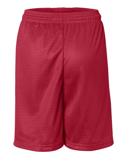 Badger Youth Pro Mesh 6" Shorts 2207 #color_Red