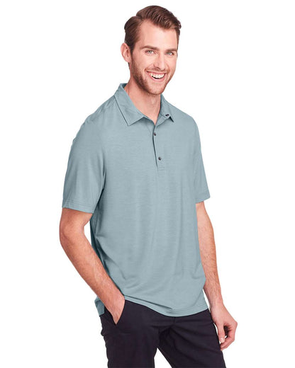 North End Men's JAQ Snap-Up Stretch Performance Polo NE100 #colormdl_Opal Blue