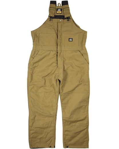 Berne Apparel Men's Tall Heritage Insulated Bib Overall B415T #color_Brown Duck