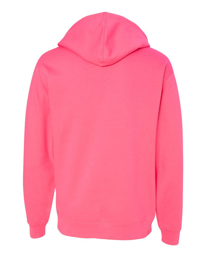 Independent Trading Co. Midweight Hooded Sweatshirt SS4500 #color_Neon Pink