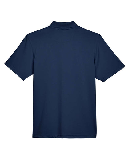 Harriton Men's Advantage Snag Protection Plus IL Snap Placket Polo M345 #color_Dark Navy