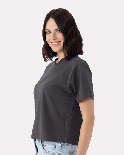 Next Level Women's Heavyweight Boxy T-Shirt 7610 #colormdl_Graphite Black