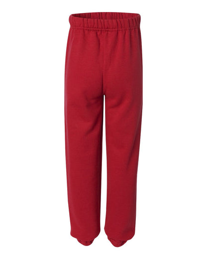 JERZEES Youth NuBlend® Sweatpants 973BR #color_True Red