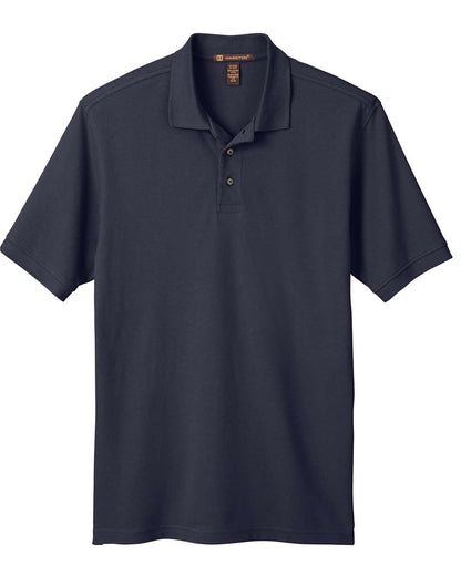 Harriton Men's Pique Polo M200 #color_Navy