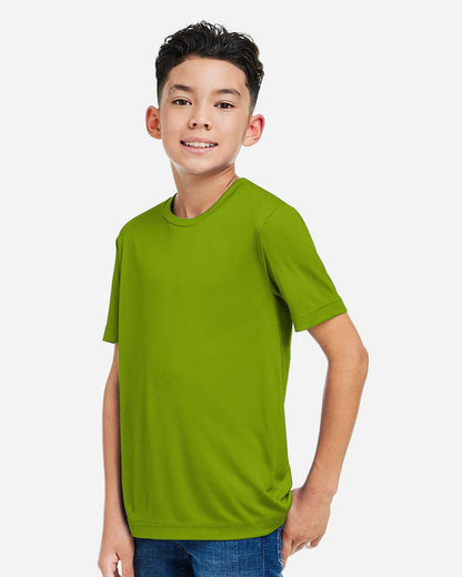 CORE365 Youth Capital Performance T-Shirt CE10Y #colormdl_Acid Green
