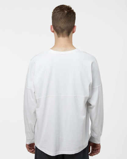 J. America Unisex Game Day Jersey Long Sleeve T-Shirt 8229 #colormdl_White