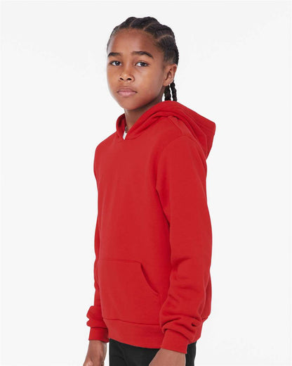 BELLA + CANVAS Youth Sponge Fleece Hoodie 3719Y #colormdl_Red