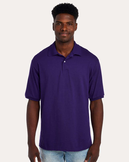 JERZEES Men's Dri-Power® Polo 437R #colormdl_Deep Purple