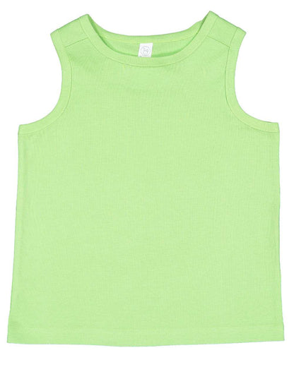 Rabbit Skins Toddler Fine Jersey Tank 3323 #color_Key Lime