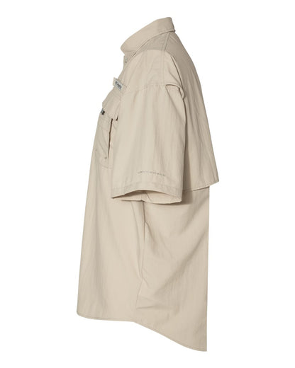 Columbia Men's PFG Bahama™ II Short Sleeve Shirt 212464 #color_Fossil