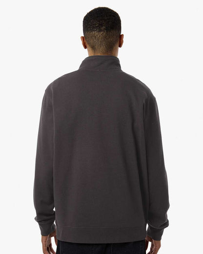 Independent Trading Co. Unisex Midweight Quarter-Zip Pullover SS4600QZ #colormdl_Asphalt