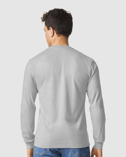 Gildan Softstyle® CVC Long Sleeve T-Shirt 67400 #colormdl_Cement