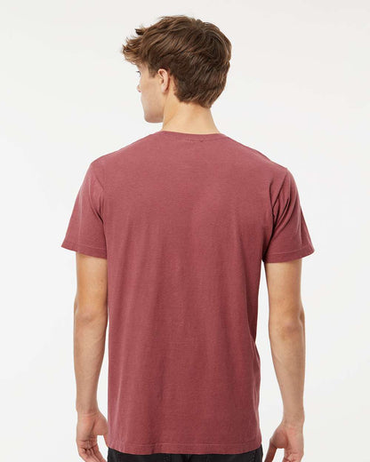 M&O Unisex Vintage Garment-Dyed T-Shirt 6500M #colormdl_Brick