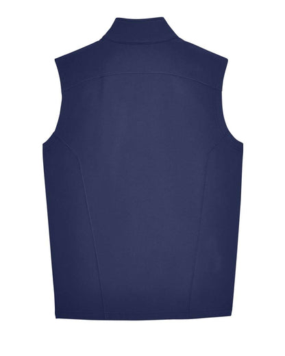 CORE365 Men's Cruise Two-Layer Fleece Bonded Soft Shell Vest CE701 #color_Classic Navy
