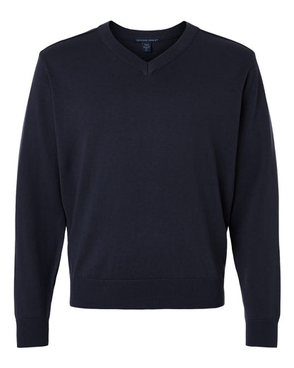 Devon & Jones Men's New Classics V-Neck Sweater DG445 #color_Navy
