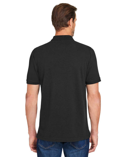 Harriton Men's Valiant Cotton Snag Protect Polo M205 #colormdl_Black