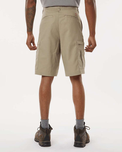 Dickies Men's Extended Sizes Premium 11" Industrial Cargo Shorts LR42EXT #colormdl_Desert Sand