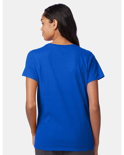 Hanes Women's Perfect-T T-Shirt SL04 #colormdl_Deep Royal