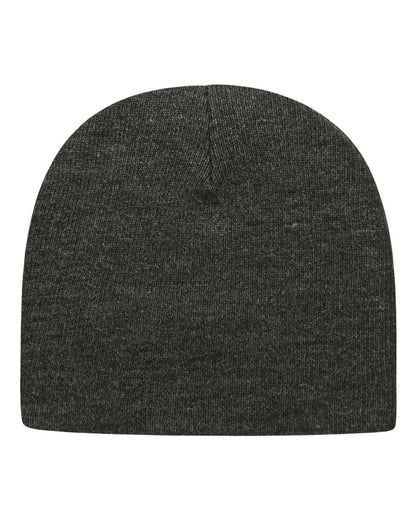 CAP AMERICA USA-Made 8 1/2" Beanie TKN28 #color_Dark Heather Grey