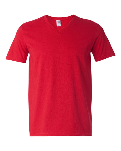 Gildan Unisex Softstyle® V-Neck T-Shirt 64V00 #color_Cherry Red