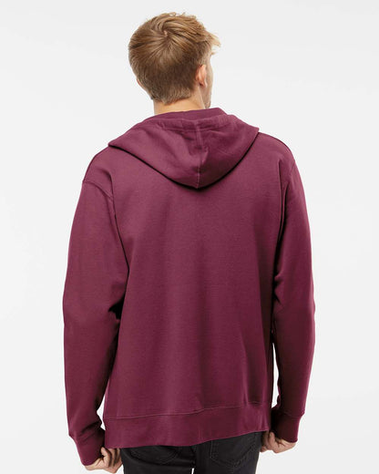 Independent Trading Co. Unisex Midweight Full-Zip Hooded Sweatshirt SS4500Z #colormdl_Maroon
