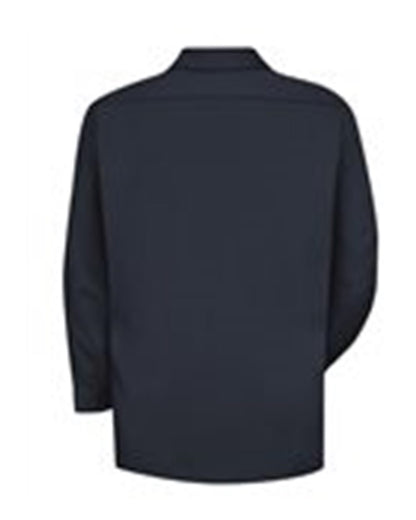 Red Kap Men's Tall Deluxe Heavyweight Cotton Shirt SC70T #color_Dark Navy