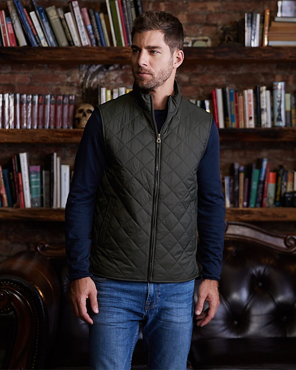 Weatherproof Men's Vintage Diamond Quilted Vest 207359