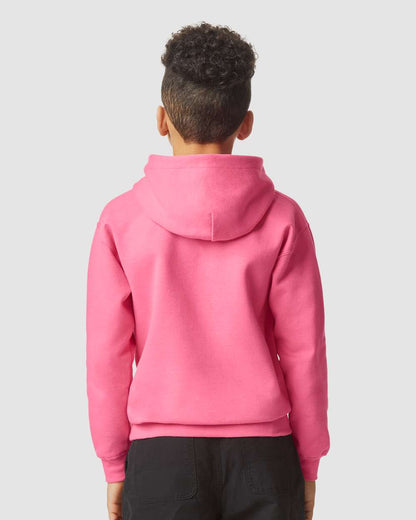 Gildan Softstyle® Youth Midweight Hooded Sweatshirt SF500B #colormdl_Pink Lemonade