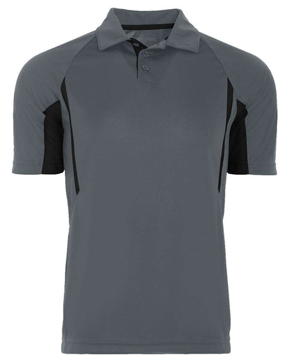 Holloway Men's Two-Tone Avenger Polo 222530 #color_Graphite/ Black