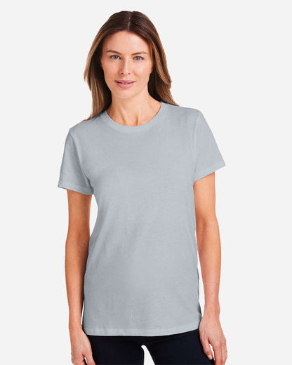 Under Armour Women's Athletic 2.0 T-Shirt 1383284 #colormdl_Mod Grey Medium Heather/ Black