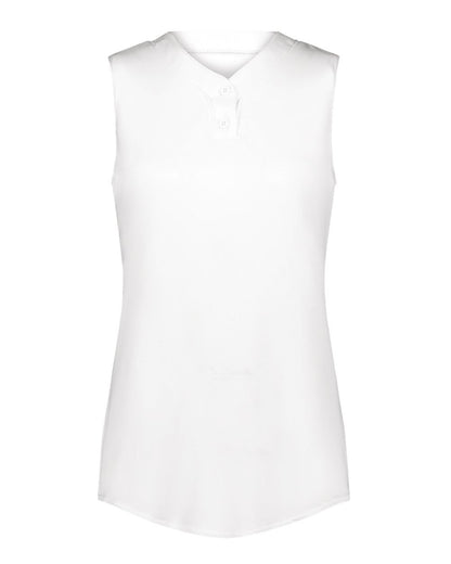 Augusta Sportswear Women's Cutter Jersey 6913 #color_White