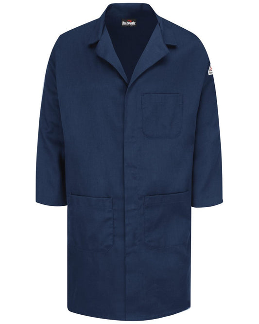 Bulwark Concealed Snap Front Lab Coat - EXCEL FR® ComforTouch® - 6 oz. KLL6
